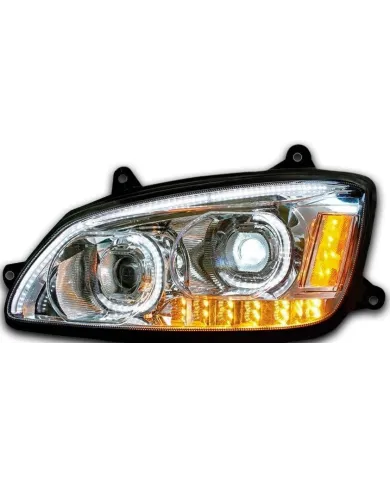 NTP77916CHP - KW T660 LED HEADLIGHT CHROME (PASSENGER)
