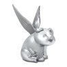 NTP5041 - CHROME FLYING PIG HOOD ORNAMENT