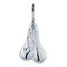 NTP5024 - CHROME BULL BALL KEY CHAIN