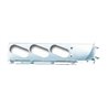 NTP14005 - SS Rear Light Bars-2Piece W/6 Oval Light Holes-2.5" Bolt Spacing