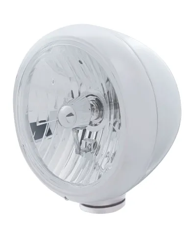 UP31787-Chrome Guide 682-C Style Headlight Crystal H4 Bulb