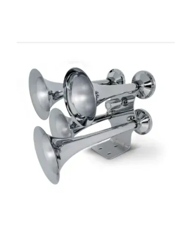 NTP5000 - CHROME  ECONOMY 4 TRUMPET TRAIN HORN
