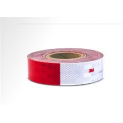 NTP1016 - 3M REFLECTOR TAPE 150' ROLL (RED & SILVER)
