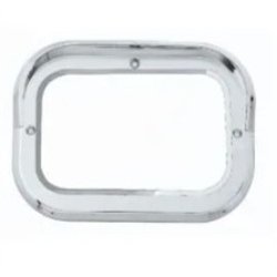 NTP4409 - CHROME PLASTIC  RECTNGL COVER W/VSR