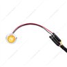 UP34849-4 LED Dual Function 3/4" Mini Watermelon Light (Clearance/Marker) - Amber LED/Clear Lens