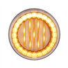 UP36093-33 LED 4" Round Lumos Light X-Series (Turn Signal) - Amber LED/Clear Lens