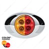 UP36029-4 LED Double Fury Light (Clearance/Marker)-Amber & Red/Clear Lens