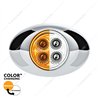 UP36030-4 LED Double Fury Light (Clearance/Marker)-Amber & White/Clear Lens
