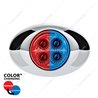 UP36031-4 LED Double Fury Light (Clearance/Marker)-Red & Blue/Clear Lens