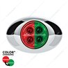 UP36032-4 LED Double Fury Light (Clearance/Marker)-Red & Green/Clear Lens