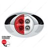 UP36034-4 LED Double Fury Light (Clearance/Marker)-Red & White/Clear Lens