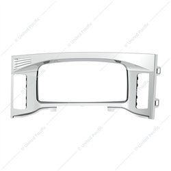 UP42427-Chrome Plastic Center Dash Instrument Bezel For 2018-2023 Freightliner Cascadia