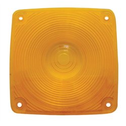 UP32067-Square Double Face Light Lens - Amber
