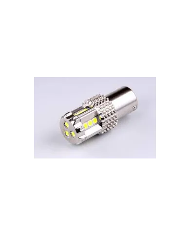 JMLLD-1001 - 1156 AMBER Bulb (15 diodes) for Glass Lens Light / Star Pattern / Super Bright (2nd Gen.)