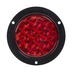 MXM42323R-A - 4" Round Red STT Flange Mount