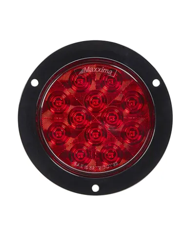MXM42323R-A - 4" Round Red STT Flange Mount