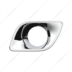 UP41545-Chrome Plastic Fog Light Bezel For 2013-2021 Kenworth T680-Driver
