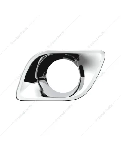 UP41545-Chrome Plastic Fog Light Bezel For 2013-2021 Kenworth T680-Driver