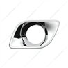 UP41545-Chrome Plastic Fog Light Bezel For 2013-2021 Kenworth T680-Driver