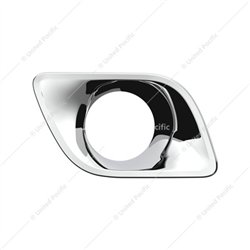 UP41546-Chrome Plastic Fog Light Bezel For 2013-2021 Kenworth T680-Passenger