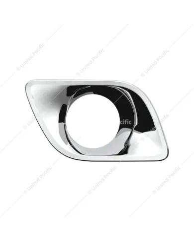 UP41546-Chrome Plastic Fog Light Bezel For 2013-2021 Kenworth T680-Passenger