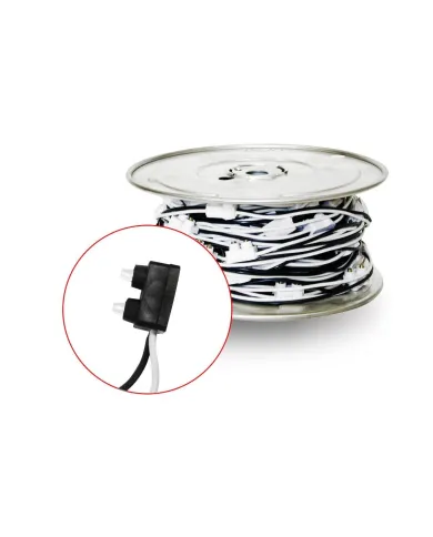 TXB611 - Wire Harness - 2 Prong - 100 ft Roll - 12" Spacing (92 Plugs)