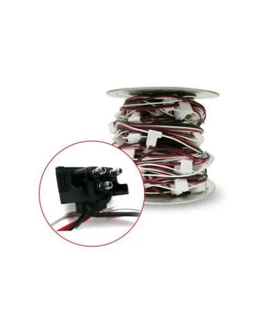 TXB612 - Wire Harness - 3 Prong - 100 ft Roll - 12" Spacing (92 Plugs)