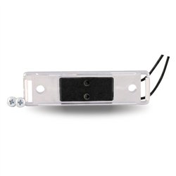 TXTBAS-1X4C - 1 X 4" Chrome Light Base with 2 Hot Wires"