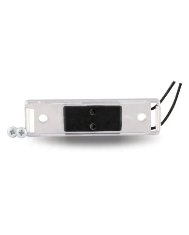 TXTBAS-1X4C - 1 X 4" Chrome Light Base with 2 Hot Wires"