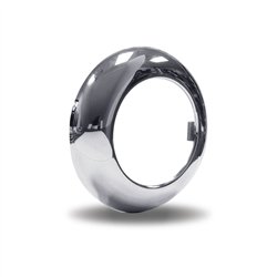 TXTBEZ-2CH4 - Bezel - 2" Chrome Plastic - Twist-On