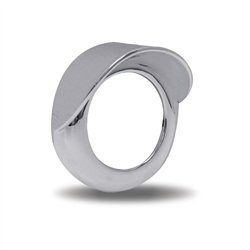 TXTBEZ-2CH5 - Bezel - 2" Chrome Plastic - Visor - Twist-On
