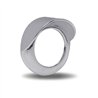TXTBEZ-2CH5 - Bezel - 2" Chrome Plastic - Visor - Twist-On