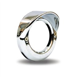 TXTBEZ-2HCH2 - Bezel - 2.5" Chrome Plastic - Visor