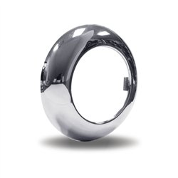 TXTBEZ-2HCH4 - Bezel - 2.5" Chrome Plastic - Twist-On