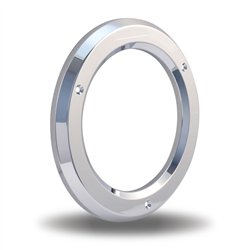 TXTBEZ-4CH3 - Bezel - 4" Chrome Plastic - No Visor