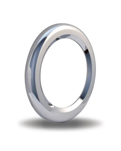 TXTBEZ-4CH4 - Bezel - 4" Chrome Plastic - Twist-On