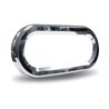 TXTBEZ-OBCH3 - Bezel - Oval Chrome Plastic - No Visor