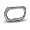 TXTBEZ-OBCH5 - Bezel - Oval Chrome Plastic - Visor - Twist-On
