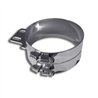 TXTCLA-73 - Exhaust - Clamp - 7" Chrome Plated Stainless Steel - Angled Mounting Plate
