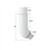 TXTEL65-PET - Exhaust - Elbow - Peterbilt 379 6"-5" Reduced O.D. - 55˚