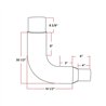 TXTEL-75 - Exhaust - Elbow - 7"-5" Reduced - 90°