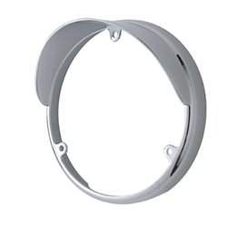 UP32106-Chrome Plastic Bezel For Unted Pacific Double Face LED Lights With Visor