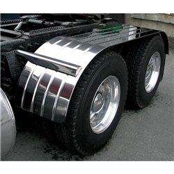TXTFEN-F21 - Fenders - Full - 120" Ribbed - Beaded Edge (35"-54"-31") - 16 Ga.