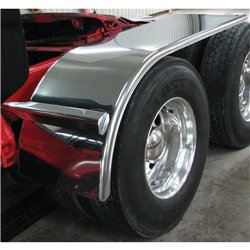 TXTFEN-H14 - Fenders - Half - 80" Smooth (45"-35") - 16 Ga.
