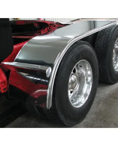 TXTFEN-H14 - Fenders - Half - 80" Smooth (45"-35") - 16 Ga.