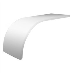 TXTFEN-H16 - Fenders - Half - 72" Smooth (31"-41") - 16 Ga.
