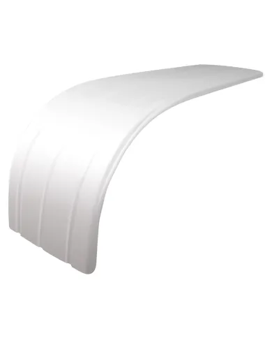 TXTFEN-H31 - Fenders - Half - 72" Ribbed - Rolled Edge (31"-41") - 16 Ga.