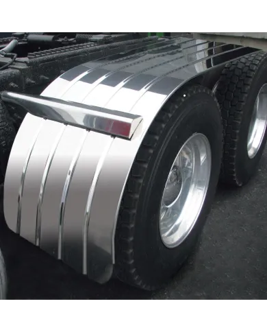 TXTFEN-H37 - Fenders - Half - 80" Ribbed - Beaded Edge (45"-35") - 16 Ga.