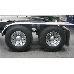 TXTFEN-H63 - Fenders - Half - 144" Ribbed - Rolled Edge (27"-117") - 16 Ga.