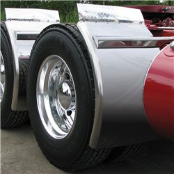 TXTFEN-Q12. - Fenders - Quarter - 38" - Triangle Mounts - 14 Ga.